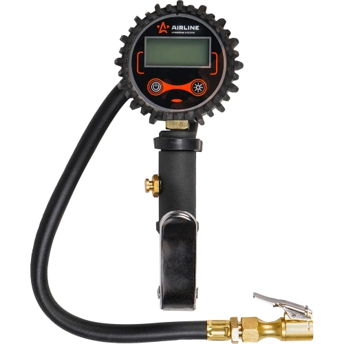 Пистолет для накачки шин с цифровым манометром Airline PRO 14BAR, с клапаном сброса ATBU008