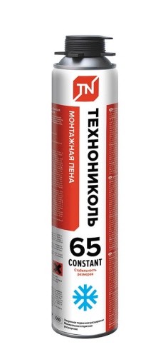 Пена монтажная профессиональная ТЕХНОНИКОЛЬ 65 CONSTANT зимняя