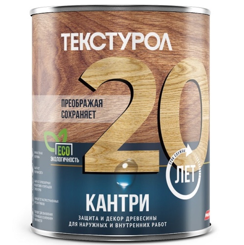 Средство для защиты и декора древесины Текстурол Кантри белый база А 0,9 л