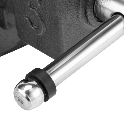 Тиски слесарные BVH-125, 125 мм, поворотные, стальная направляющая, с наковальней //Denzel фото 13