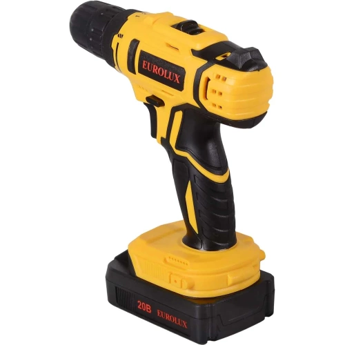 Дрель-шуруповерт аккумуляторная ДА-20/2Li Eurolux 72/14/52 фото 9 Дрель-шуруповерт аккумуляторная ДА-20/2Li Eurolux 72/14/52 фото 9