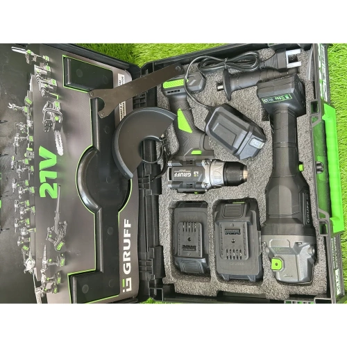 Набор 2 в 1 Шуруповерт + УШМ GRUFF GF 21-125 фото 3