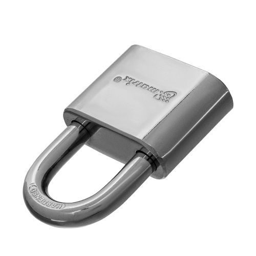 Замок навесной, хромированное покрытие 50 мм Matrix фото 3