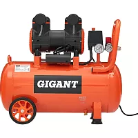 Безмасляный малошумный компрессор Gigant (50 л; 8 бар; 225 л/мин) GSWK-50/1400