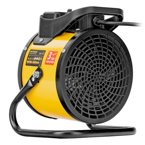 Тепловая пушка, керамический нагреватель (тепловентилятор) DHC 2-100, 230 В, 0.025/1/2 кВт Denzel фото 19