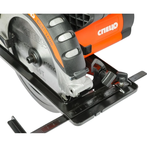 Пила циркулярная СПЕЦ Набор БЦП-1600 220В/50Гц,1600Вт,5900об/мин, диск190*20мм, D рукоять, стальная опора,подключение к пылесосу, цв.коробка + перчатки СПЕЦ-4171/И-8076-И фото 7 Пила циркулярная СПЕЦ Набор БЦП-1600 220В/50Гц,1600Вт,5900об/мин, диск190*20мм, D рукоять, стальная опора,подключение к пылесосу, цв.коробка + перчатки СПЕЦ-4171/И-8076-И фото 7