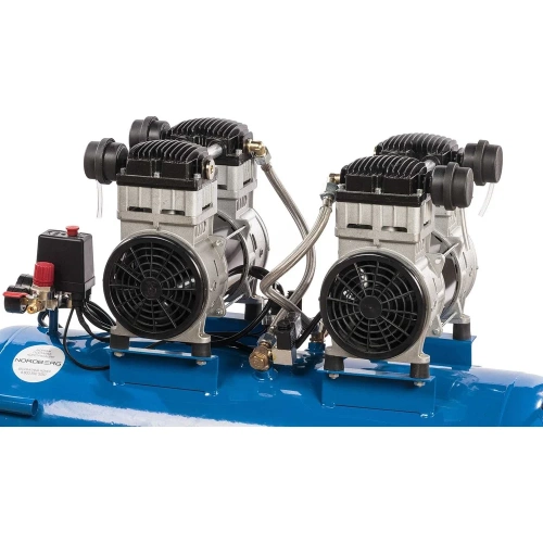 Компрессор NORDBERG безмасляный 220В, ресив. 100л, 400л/мин NCEO100/400 фото 3 Компрессор NORDBERG безмасляный 220В, ресив. 100л, 400л/мин NCEO100/400 фото 3