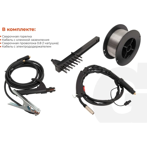 Сварочный полуавтомат - инвертор Gigant (170 А; FCAW; ПВ 40%) MIG-170SС фото 5 Сварочный полуавтомат - инвертор Gigant (170 А; FCAW; ПВ 40%) MIG-170SС фото 5