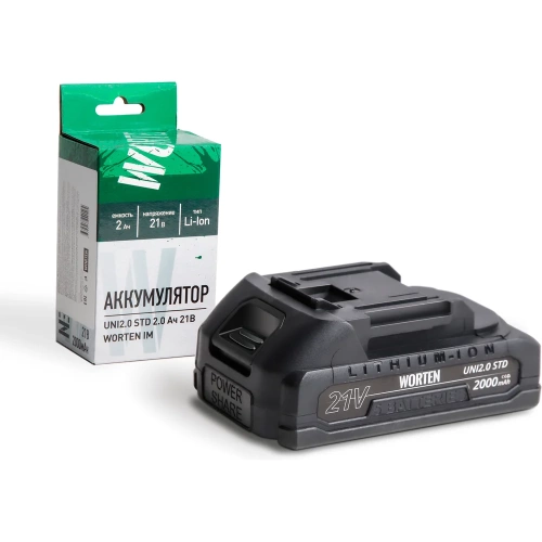 Аккумулятор WORTEN UNI2.0 STD, 2.0Ач 21В КА-90000584 Аккумулятор WORTEN UNI2.0 STD, 2.0Ач 21В КА-90000584