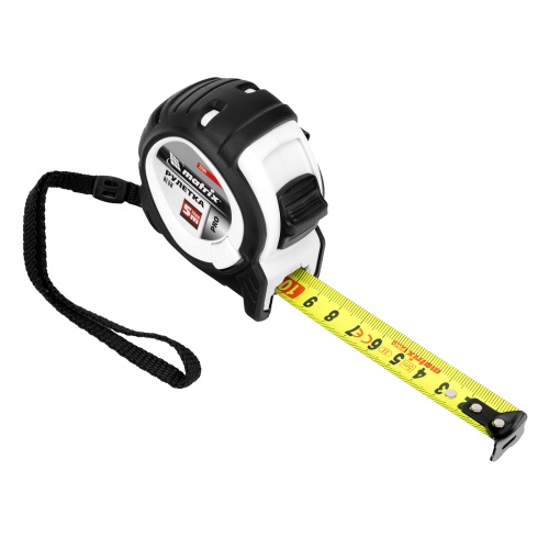 Рулетка Neon,5 м x 19 мм,обрезиненный корпус,3 фиксации,Pro Matrix фото 3