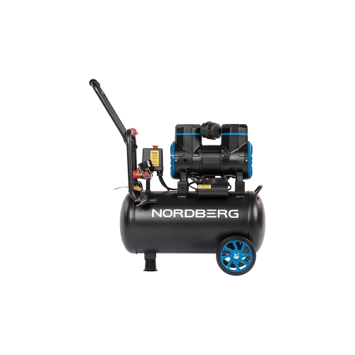 Компрессор безмасляный NORDBERG 220В, ресив. 24л, 250 л/мин NCEO24/250 фото 4