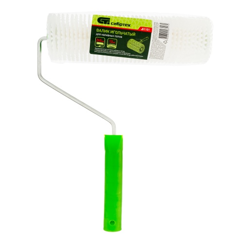 Валик игольчатый для наливных полов с ручкой, 240 мм Сибртех фото 6