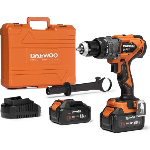 Ударная аккумуляторная дрель-шуруповерт DAEWOO DAA 7521Li SET фото 10