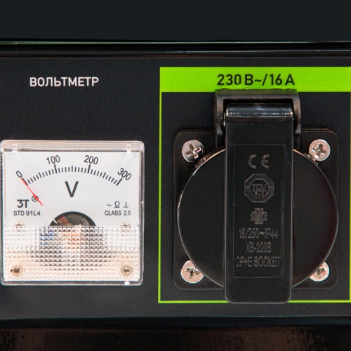 Генератор бензиновый БС-1200, 1 кВт, 230 В, четырехтактный, 5.5 л, ручной стартер Сибртех фото 11