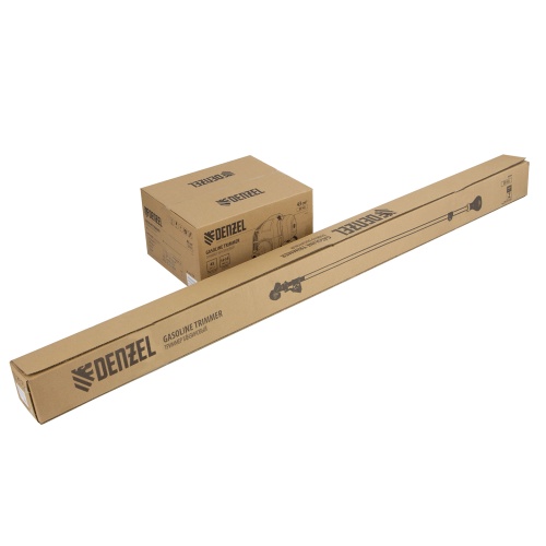 Триммер бензиновый DT 43, 43 см3, 2.5 л. с, неразъемная штанга, состоит из 2 частей Denzel фото 20