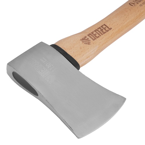 Топор кованый, 1130 г, американский тип, буковая рукоятка, 430мм, EFP Denzel фото 3