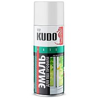 Эмаль аэрозольная для ПВХ профиля Kudo KU-6101 белая 520 мл