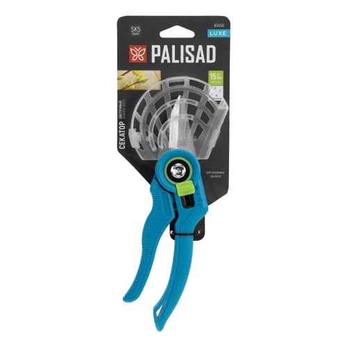 Секатор цветочный, 215 мм, регулировка захвата, пластиковые рукоятки, LUXE Palisad фото 8