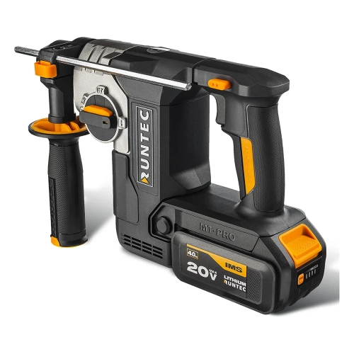 Перфоратор аккумуляторный RUNTEC PRO 2.3Дж, 20В, 2*4Ач, 750Вт RT-EH750 фото 3