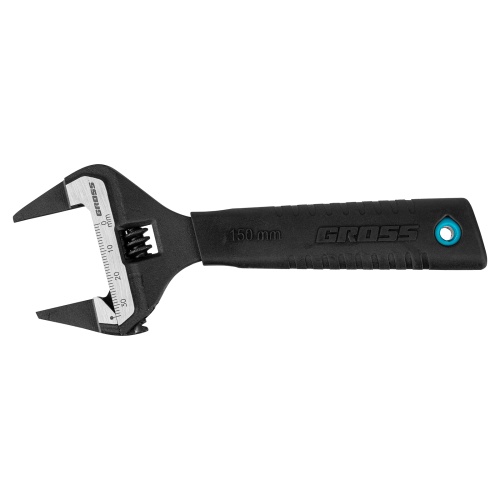 Ключ разводной, 150 мм, CrV, ультратонкие губки Gross фото 3