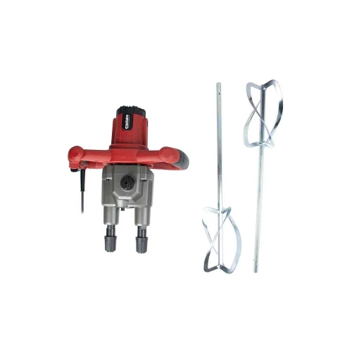 Строительный миксер СИЛАЧ ДЭМ-1800 (1800Вт, 2 скор, 0-500/0-600об/мин, насадки в комплекте) (1/2) 024102 фото 3