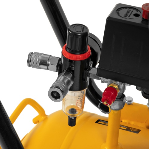 Компрессор безмасляный, малошумный  DLS 2250/100, 2250 Вт, 3x750, 100 л, 410 л/мин блок управления/ Denzel фото 24