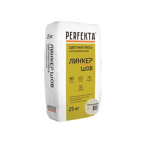 Смесь цветная для расшивки Perfekta Линкер Шов 3344 кремово-бежевый 25 кг фото 3