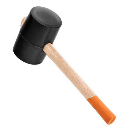 Киянка резиновая, 1130 г, черная резина, деревянная рукоятка Sparta фото 4