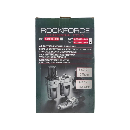 Блок подготовки воздуха Rockforce RF-AC4010-06D фото 8 Блок подготовки воздуха Rockforce RF-AC4010-06D фото 8