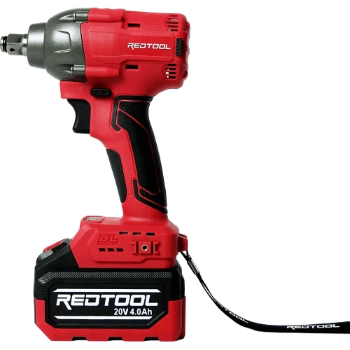 Ударный гайковерт REDTOOL BW-1165 с хвостовиком 1/2" и внутренним шестигранником 1/4", 20В, 400Нм RT 1165 фото 9