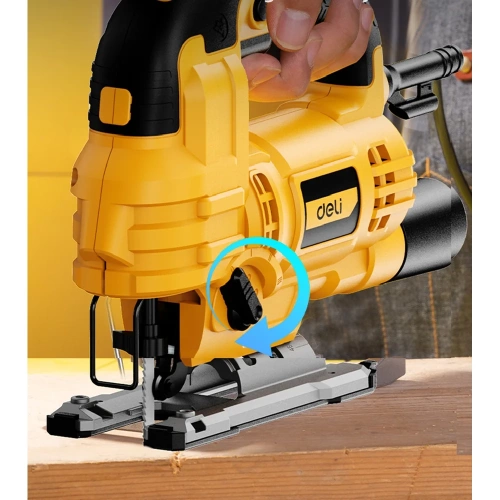 Лобзик электрический DELI 800Вт DC579 (маятниковый ход, фигурный рез, 6 скоростей работы) 220459 фото 5