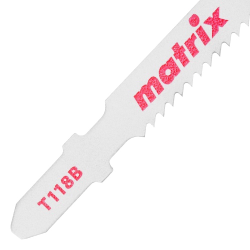Полотна для электролобзика  по металлу, 3 шт, T118B, 50 x 2 мм, HSS Matrix фото 3