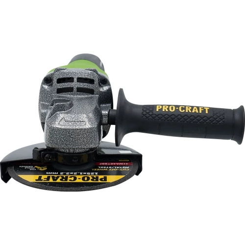 Углошлифовальная машина PROCRAFT 850Вт, 125 мм, 12000 об/мин PW1050 фото 9 Углошлифовальная машина PROCRAFT 850Вт, 125 мм, 12000 об/мин PW1050 фото 9