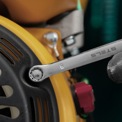 Ключ комбинированный, 8 мм, CrV, матовый хром Stels фото 8