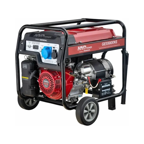 Бензиновый генератор HND GE 5500 XNS с двигателем Honda GE5500XNS