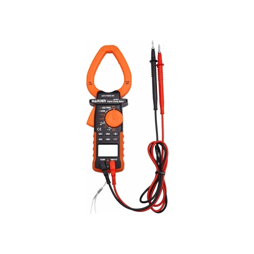 Цифровой мультиметр с токовыми клещами Harden охват губок 65 мм 661003