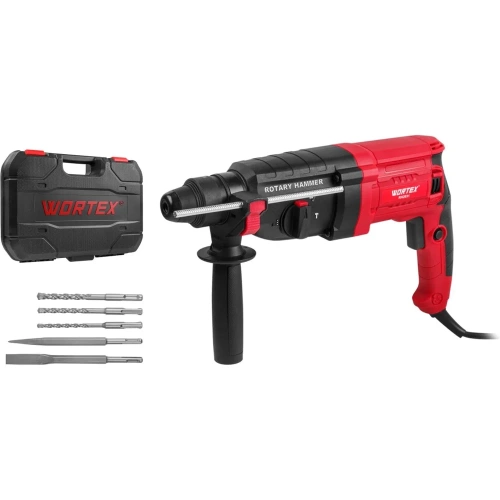 Перфоратор WORTEX RH 2831 в чем. + (2 зубила, 3 сверла) 1333520 Перфоратор WORTEX RH 2831 в чем. + (2 зубила, 3 сверла) 1333520