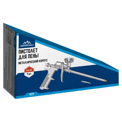 Пистолет для монтажной пены vertextools металлический 9019 фото 8 Пистолет для монтажной пены vertextools металлический 9019 фото 8