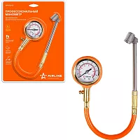 Стрелочный профессиональный манометр Airline 10 АТМ APR-M-03