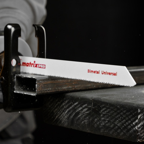 Полотна универсальные для сабельной пилы S1122VF, 200/1.8-2.5 мм, Bimetal, 2 шт, Pro Matrix фото 10