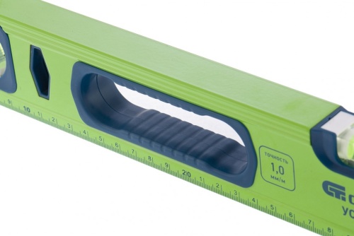 Уровень алюминиевый УС-1, 0-1200, фрезерованный, 3 глазка, рукоятки, 1200 мм Сибртех фото 3