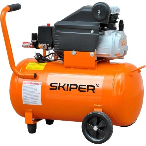 Воздушный компрессор SKIPER AR50B (до 260 л/мин, 8 атм, 50 л, 230 В, 1.80 кВт) 00-00011083 фото 4