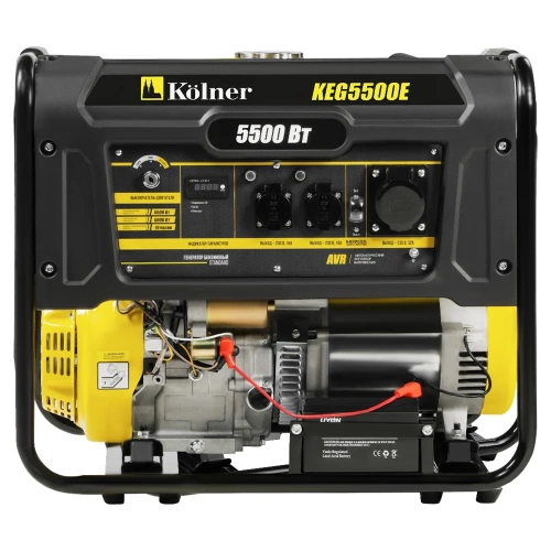 Генератор бензиновый Kolner 5.5 кВт, электростартер, медь LCD, 3х230 В, 35л, KEG 5500Е, 8040200266 фото 3 Генератор бензиновый Kolner 5.5 кВт, электростартер, медь LCD, 3х230 В, 35л, KEG 5500Е, 8040200266 фото 3