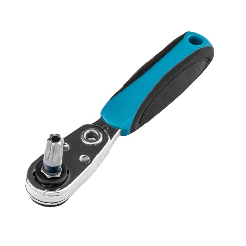 Набор бит и головок торцевых, 1/4, карданный ключ, трещотка, адаптер, S2, 37 шт. Gross фото 9