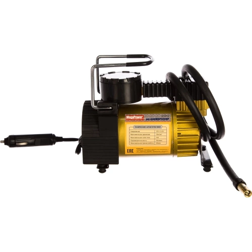 Поршневой компрессор 150PSI 35л/мин, 14А с автоматическим фиксатором давления MEGAPOWER M-14001A фото 3