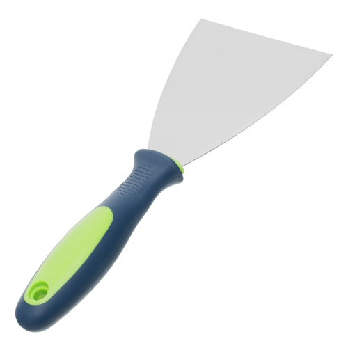 Шпательная лопатка из нержавеющей стали, 100 мм, двухкомпонентная ручка Сибртех фото 2