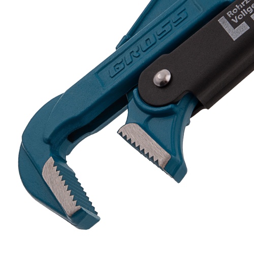 Ключ трубный рычажный 2, №3, цельнокованый, CrV, тип "L" Gross фото 3