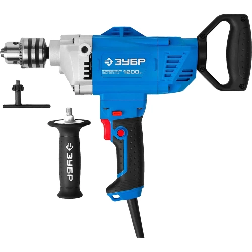 Дрель-миксер Зубр ПРОФЕССИОНАЛ ЗДМ-1200 РММ2 фото 3