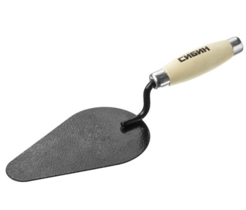 Кельма печника Сибин 0820-4_z01 с деревянной усиленной ручкой Кельма печника Сибин 0820-4_z01 с деревянной усиленной ручкой