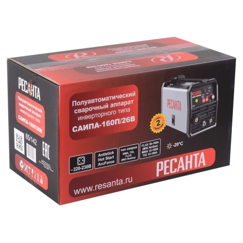 Сварочный полуавтомат Ресанта САИПА-160П/26В 65/142 фото 10 Сварочный полуавтомат Ресанта САИПА-160П/26В 65/142 фото 10